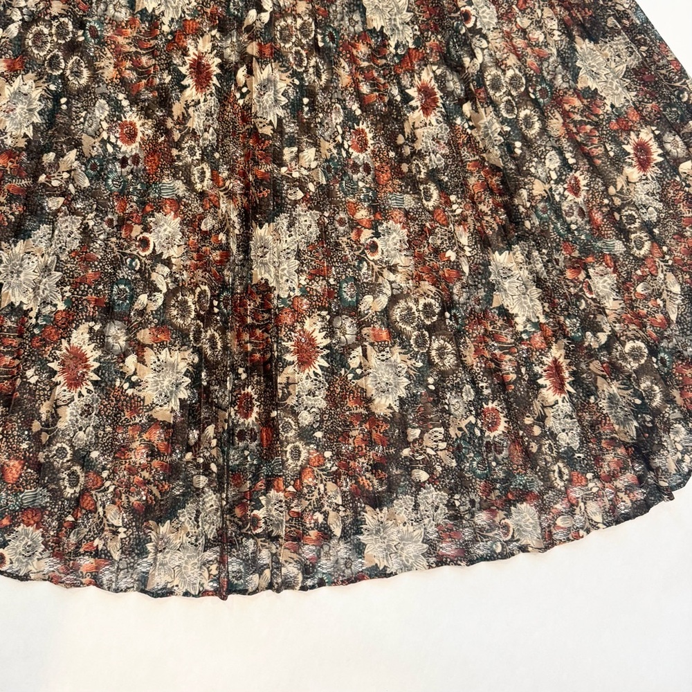🌺SOLD🌺 Young Edwardian by Arpeja Vintage Floral Prairie Pleated Milkmaid Dress - Picture 11 of 15